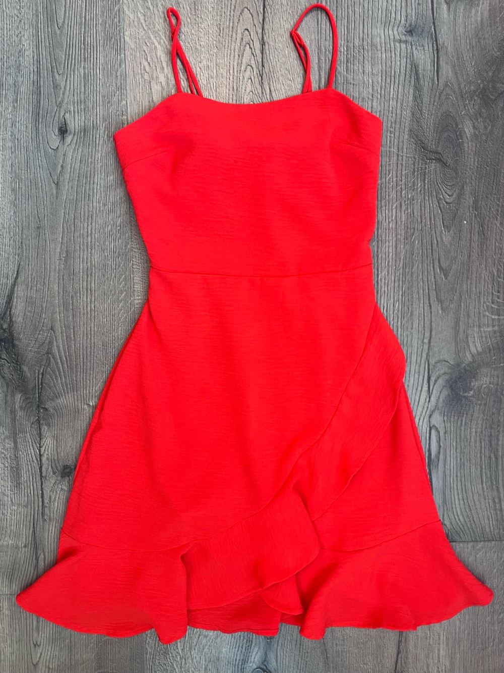 Women's vibrant red-orange Dress